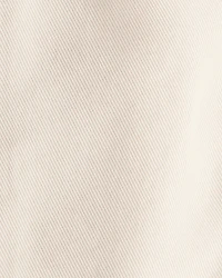 Toddler Boy  Tapered Twill Pants - Cream
