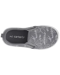 Toddler Dinosaur Slip-On Sneakers
