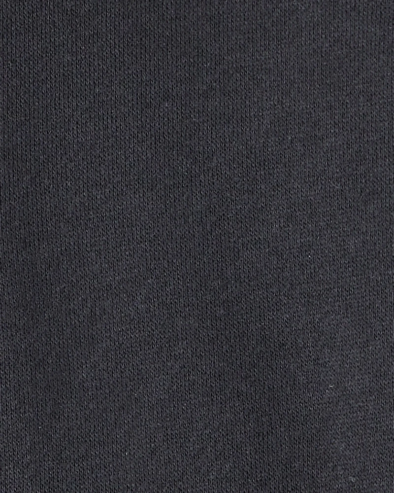 Baby Boy DayDream Fleece Quarter Zip Sweatshirt - Black