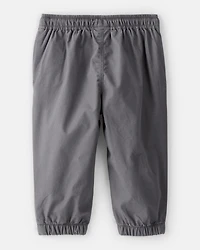 Baby Boy Lined Joggers - Grey