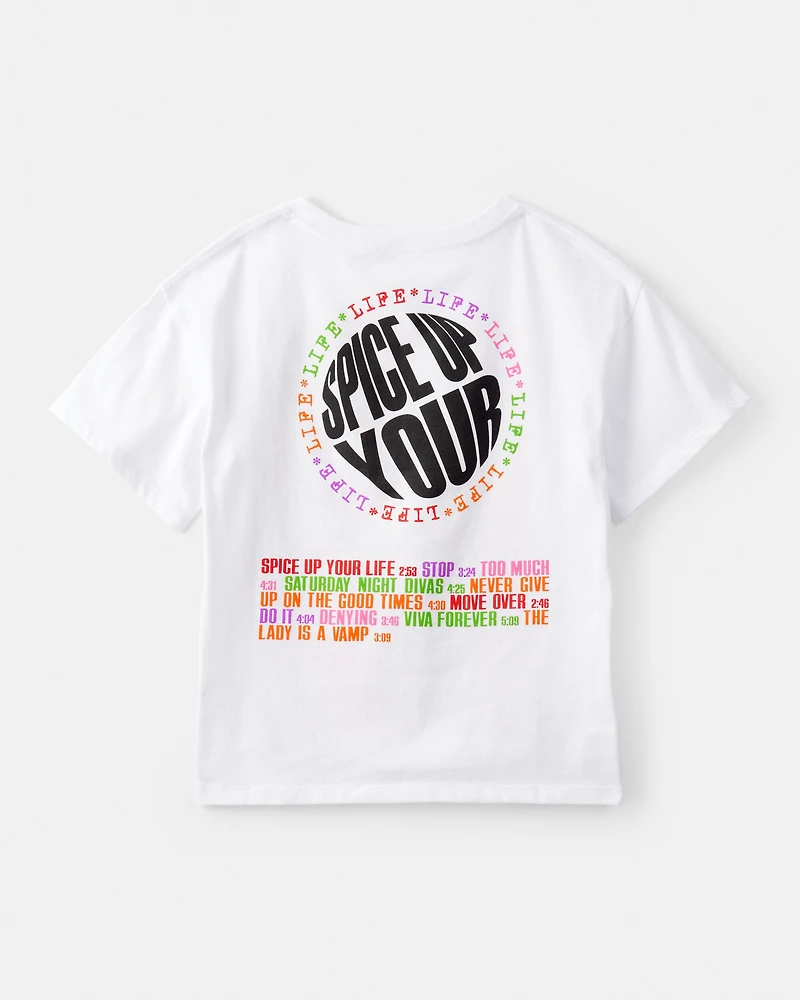 Kid Spice Girls Short-Sleeve Graphic Tee - Ivory