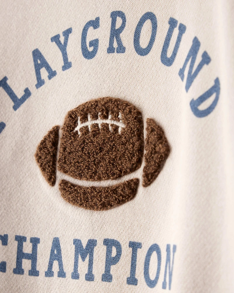 Toddler Boy Football Long-Sleeve Tee & Pant Set