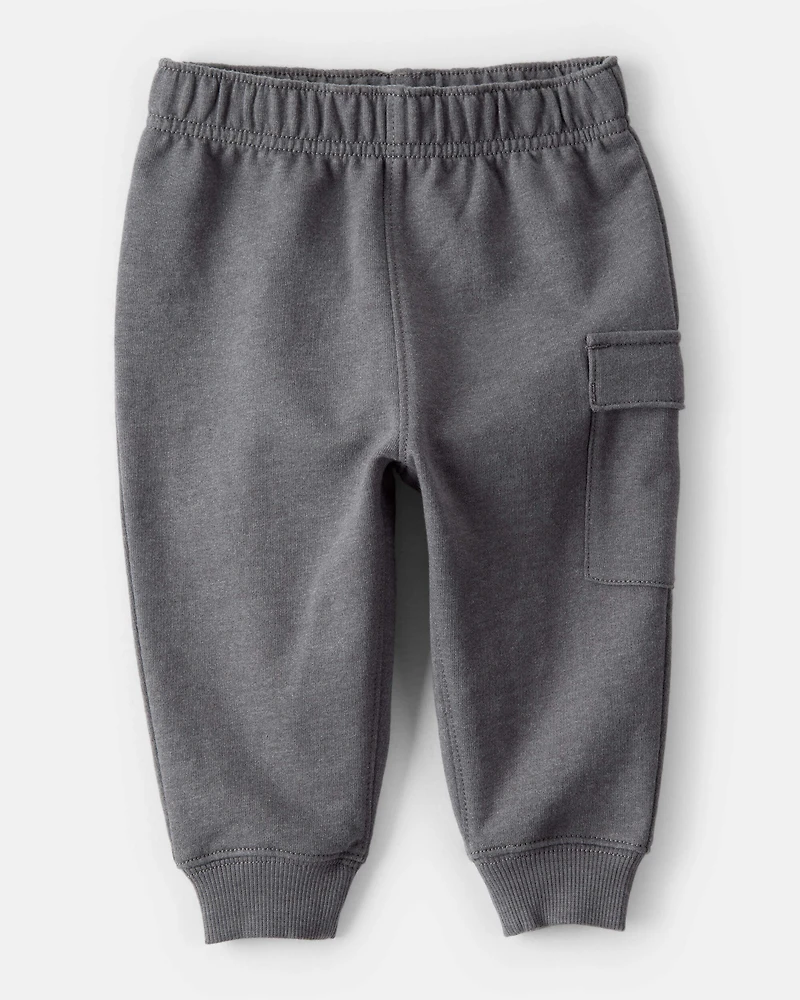 Baby Boy 2-Piece Construction Long-Sleeve Tee & Pant Set