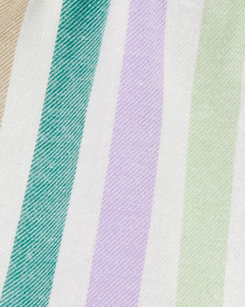 Tiered Striped Dress