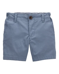 Toddler Flat-Front Shorts - Blue
