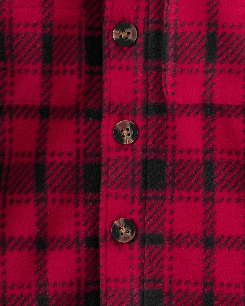 Baby Boy 2-Piece Plaid Shirt and Pants Set