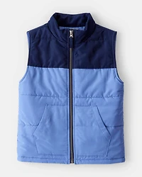 Boys Sleeveless Puffer Vest