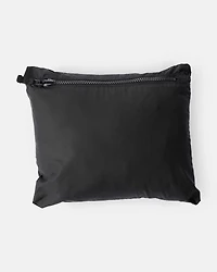 Kid Packable Hooded Puffer Jacket - Black