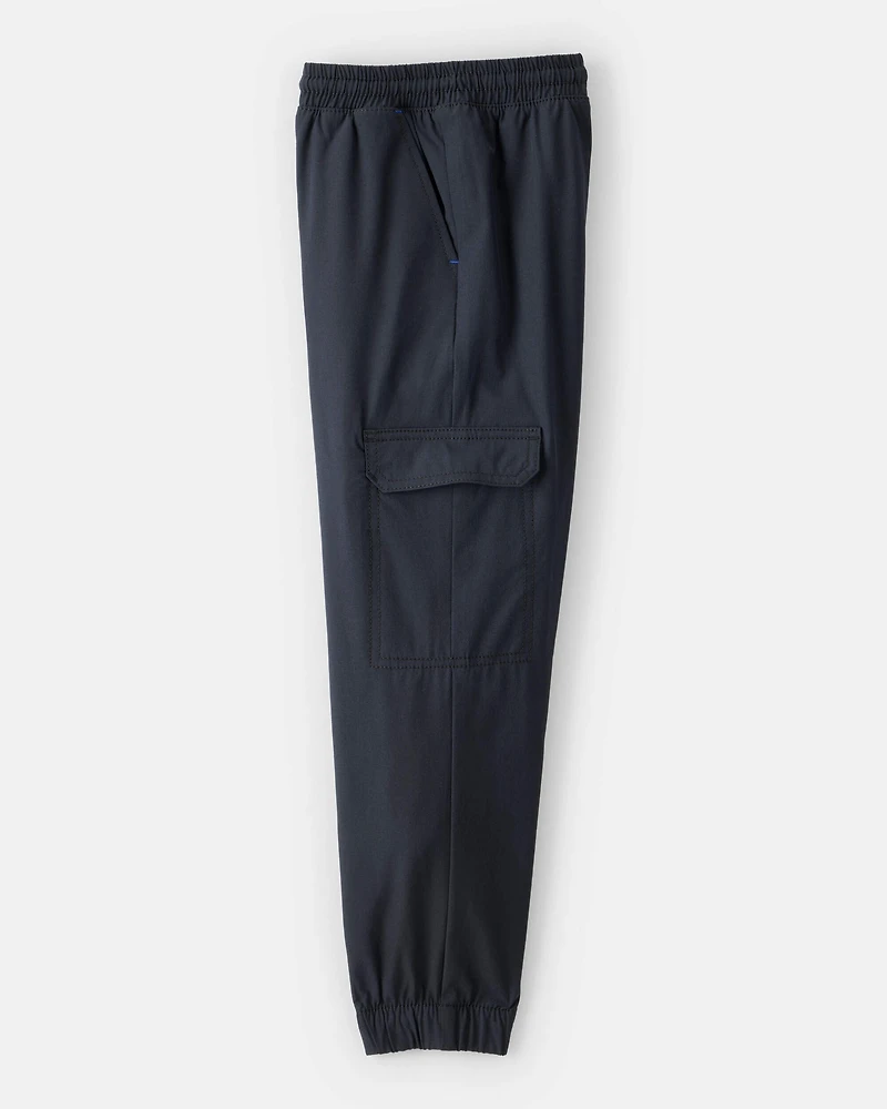 Boys Active Woven Joggers - Black