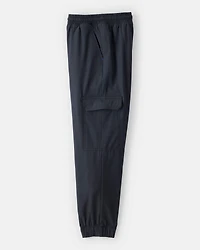 Boys Active Woven Joggers - Black