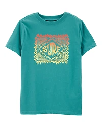 Kid Surf Short-Sleeve Graphic Tee - Turquoise