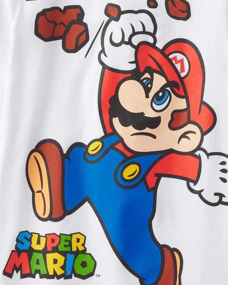 Boys 3-Pack Nintendo Super Mario Long-Sleeve Graphic Tees