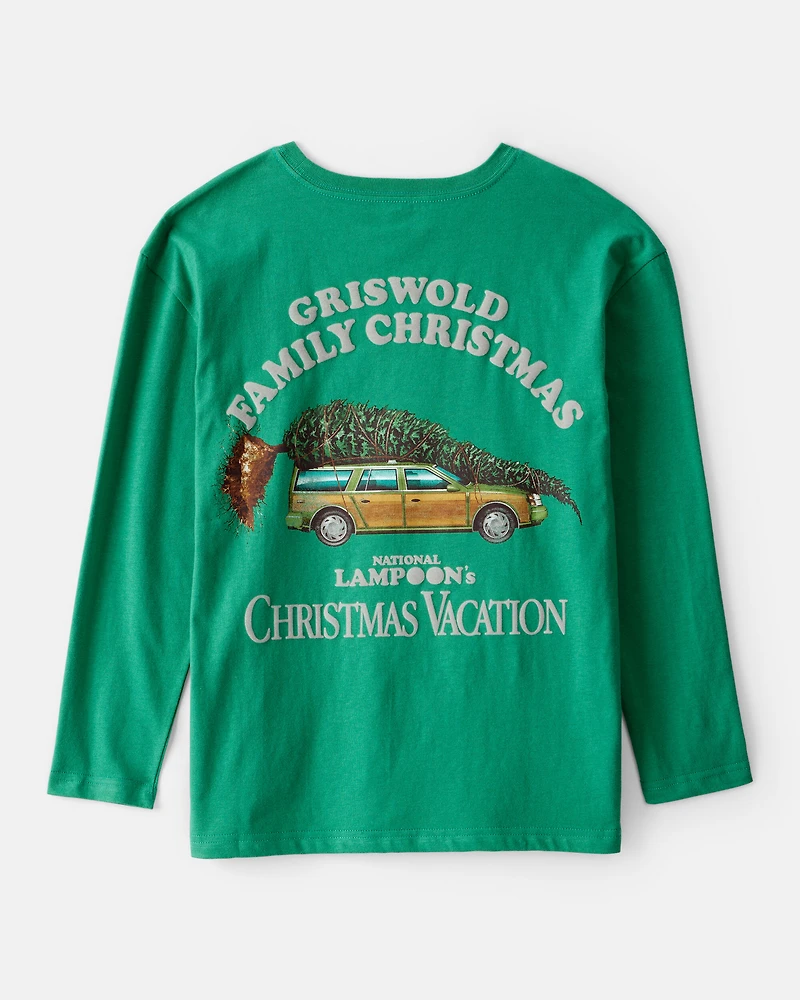 Boys National Lampoon's Christmas Vacation Long-Sleeve Graphic Tee - Green