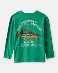 Boys National Lampoon's Christmas Vacation Long-Sleeve Graphic Tee - Green