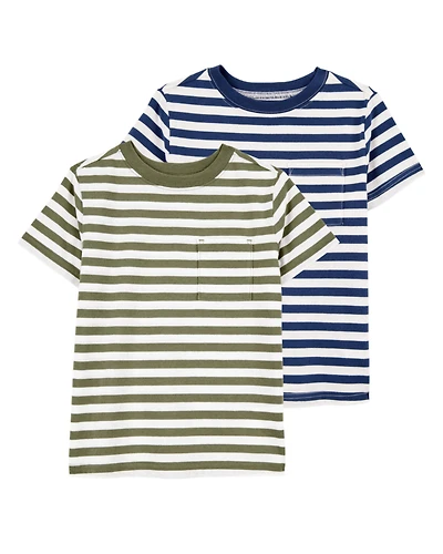 Kid 2-Pack Striped Short-Sleeve Tees