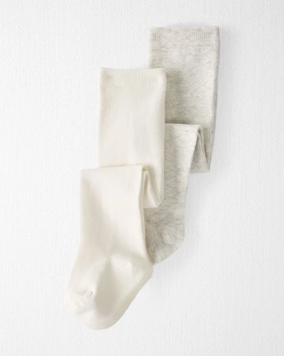 Baby 2-Pack Tights Made with Organic Cotton