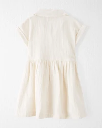 Toddler Organic Cotton Gauze Dress