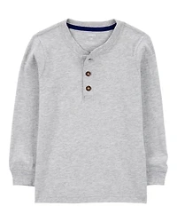 Toddler Boy Long-Sleeve Henley Tee