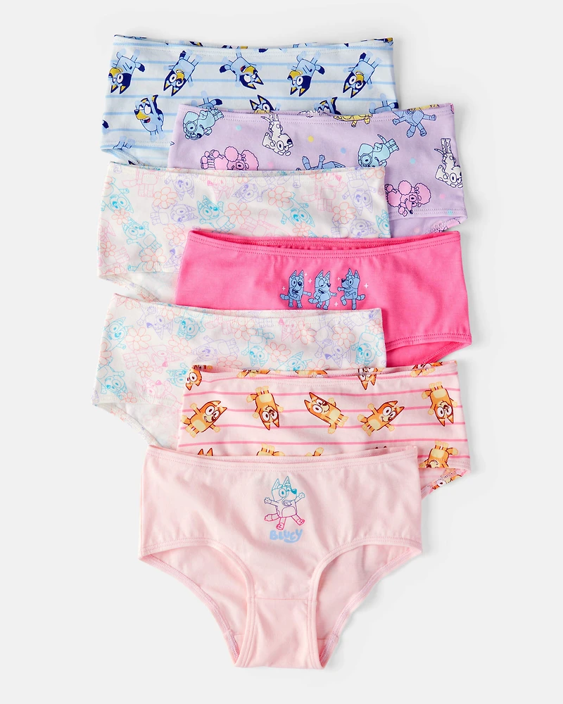 Girls 7-Pack Bluey™ Brief Underwear