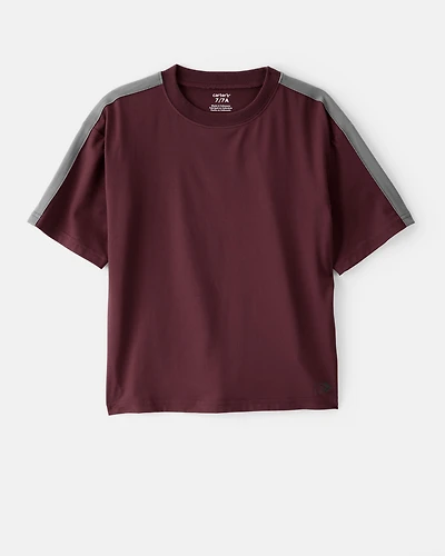 Boys Active Short-Sleeve Tee - Red