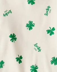 Baby St. Patrick's Day 100% Cotton Snug Fit 2-Piece Pajamas - Ivory