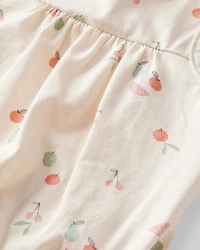 Baby Girl 2-Pack Organic Cotton Bubble Rompers