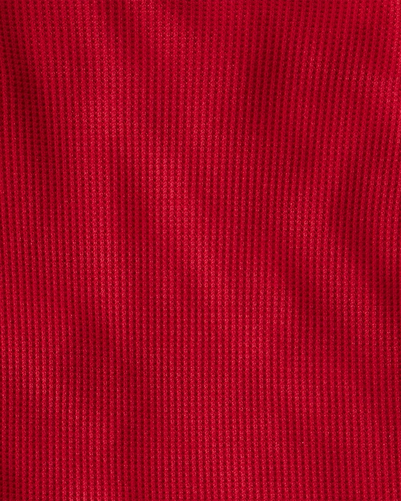 Toddler Holiday Red PurelySoft Snug Fit 2-Piece Pajamas - Red
