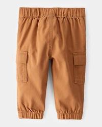 Baby Utility Twill Cargo Pants - Brown