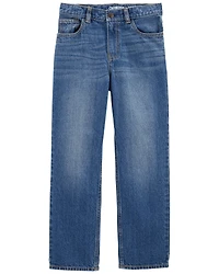 Boys Medium Wash BootCut Jeans