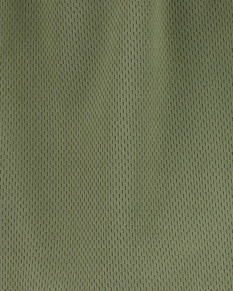 Toddler Boy Active Mesh Shorts - Green