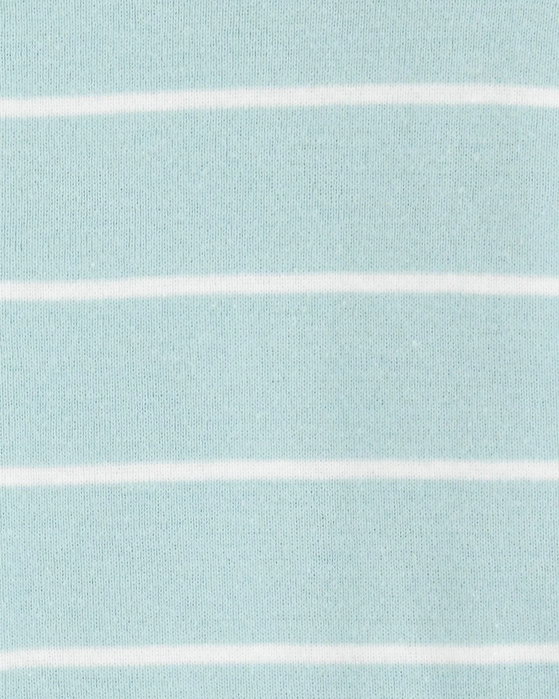 Baby 1-Piece Striped 100% Snug Fit Cotton Romper Pajamas