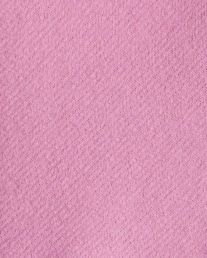 Baby Girl DayDream Fleece Long-Sleeve Quarter-Zip Pullover Sweatshirt - Pink