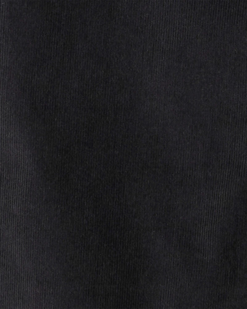 Boys Corduroy Joggers - Black