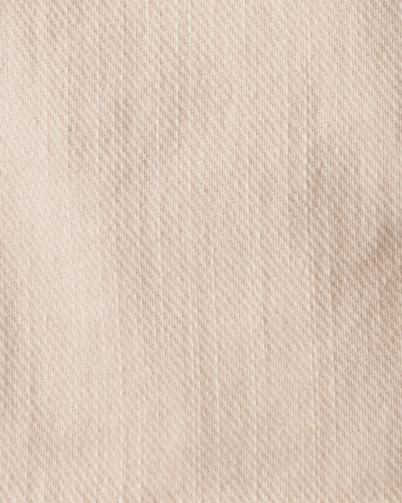 Baby Boy  Wide-Leg Carpenter Twill Pants - Khaki