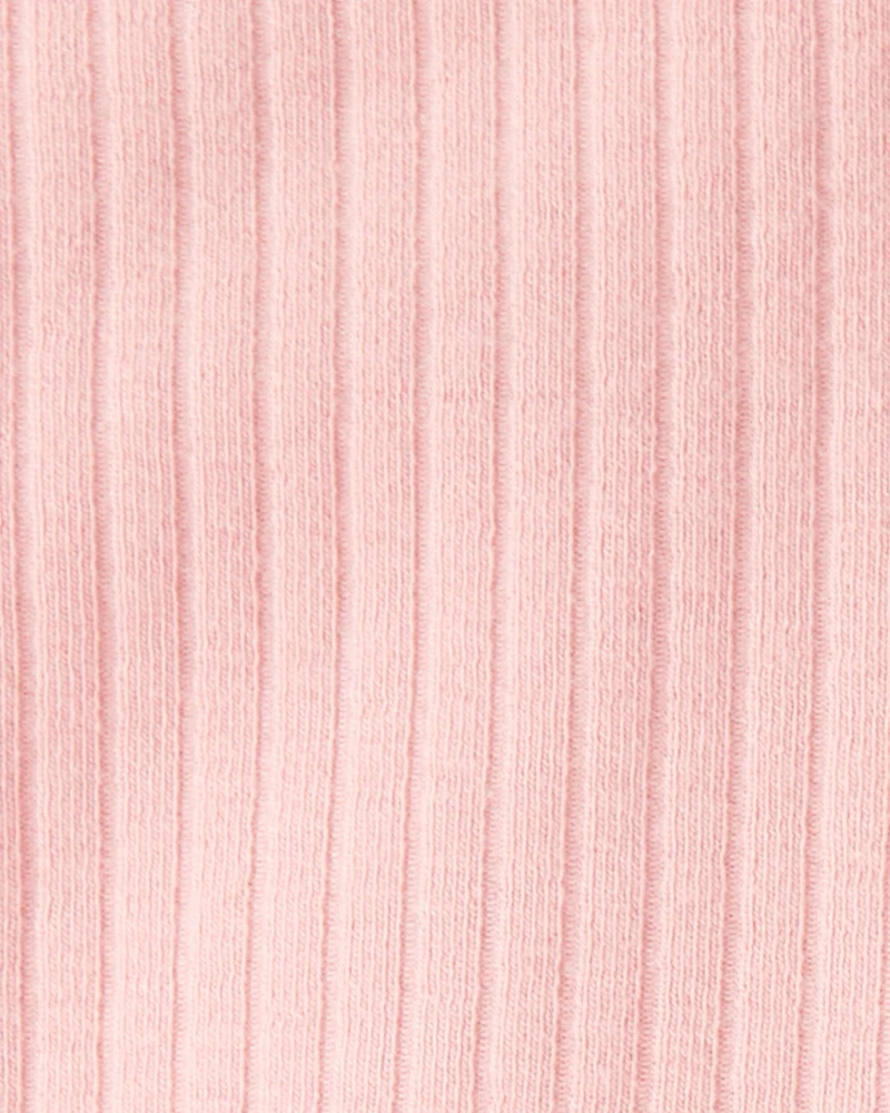Toddler Girl Cotton Flare Leggings - Pink