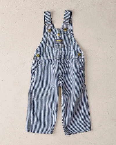 Toddler 2T Vintage Hickory Stripe Denim Overalls from the OshKosh Archive Release