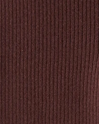 Toddler Organic Cotton Sweater Knit Rib Leggings in Deep Burgundy