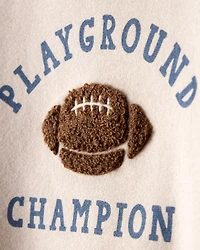 Baby Boy Football Long-Sleeve Tee & Pant Set