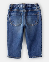 Baby Boy Distressed Denim Jeans - Blue