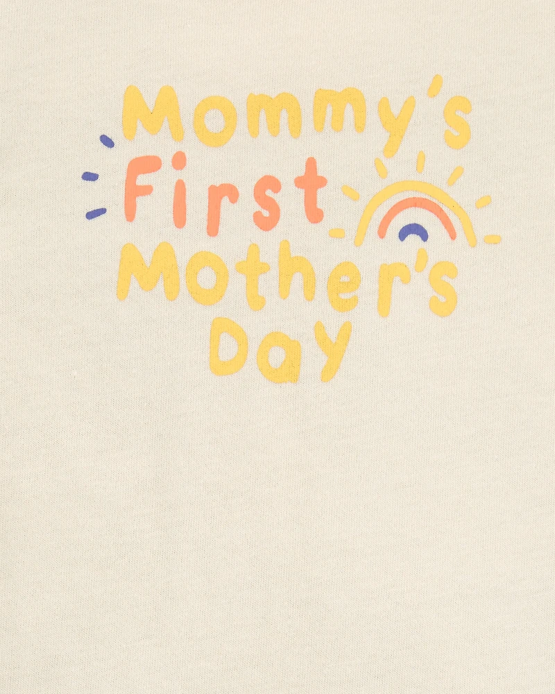 Baby Mother's Day Short-Sleeve Bodysuit - Ivory
