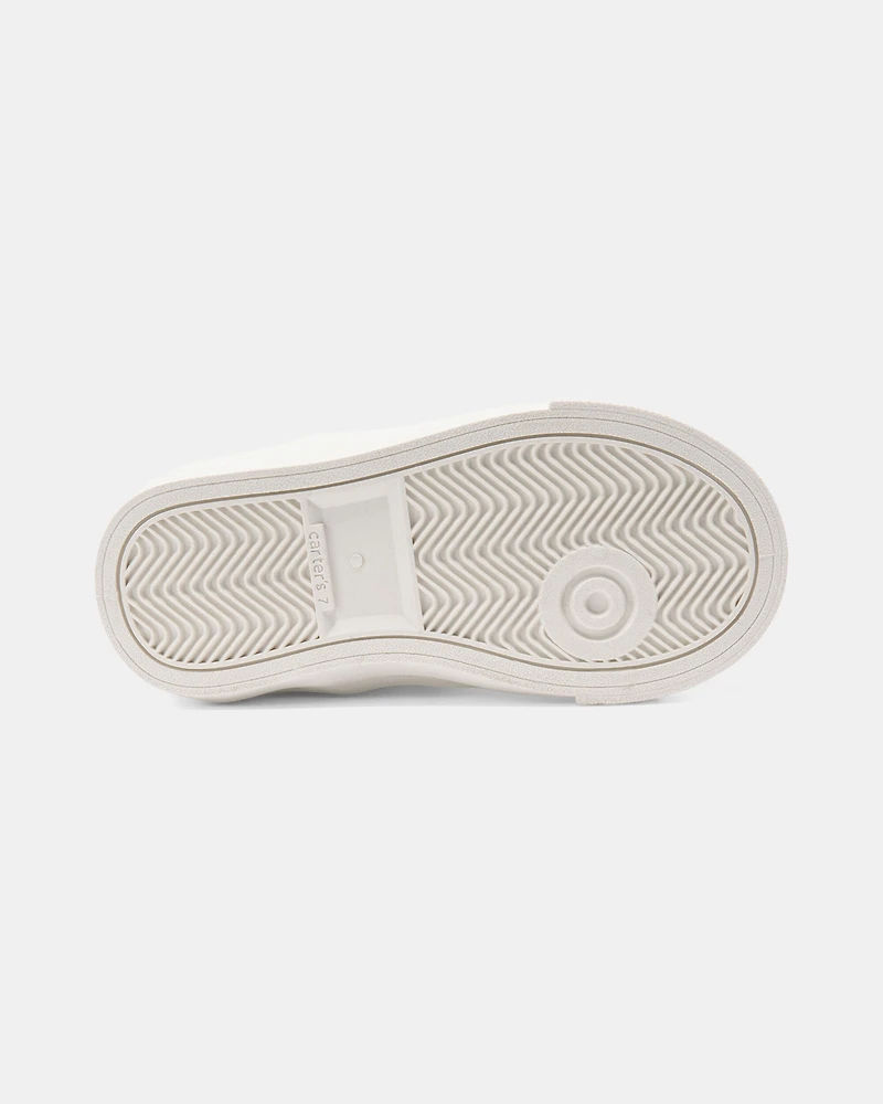Toddler Girl Casual Sneakers - White/Gold