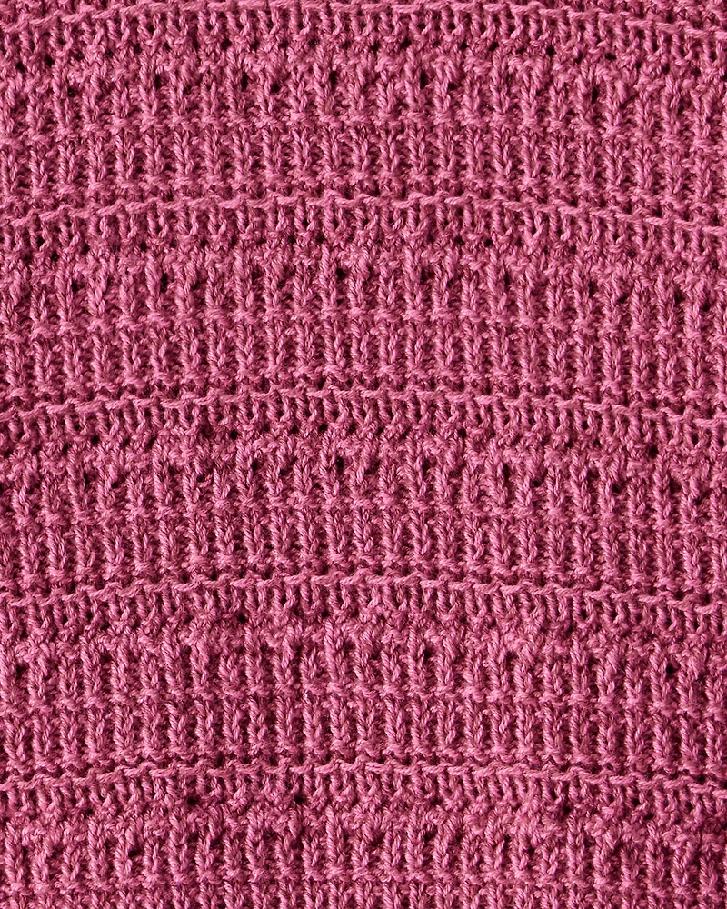 Baby Girl Long-Sleeve Sweater - Pink