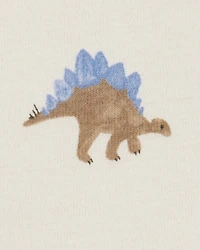 Baby Boy 3-Piece Dinosaur Little Short Set - Blue/Ivory
