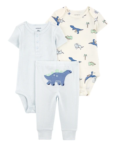Baby 3-Piece Dinosaur Little Outfit Set