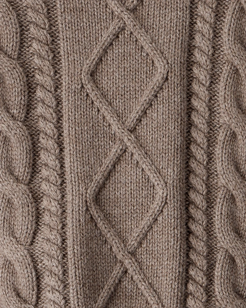Baby Organic Cotton Cable Knit Sweater