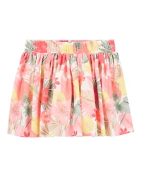 Kid Floral Stretch Skort