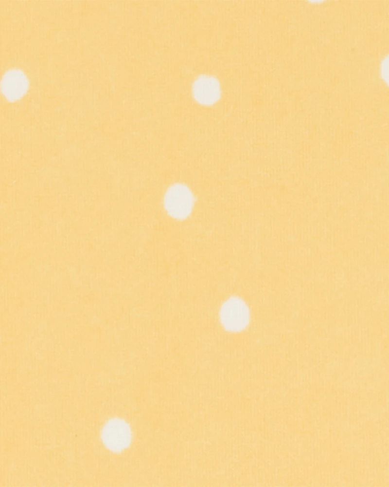 Toddler Girl 1-Piece Polka Dot Swimsuit - Gold