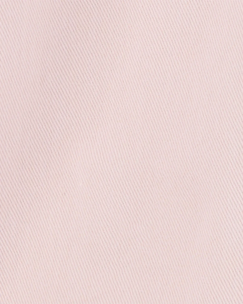 Kid Solid Short-Sleeve Dress - Pink