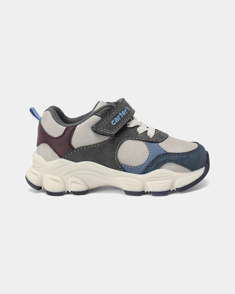 Toddler Boy Athletic Sneakers - Blue/Grey