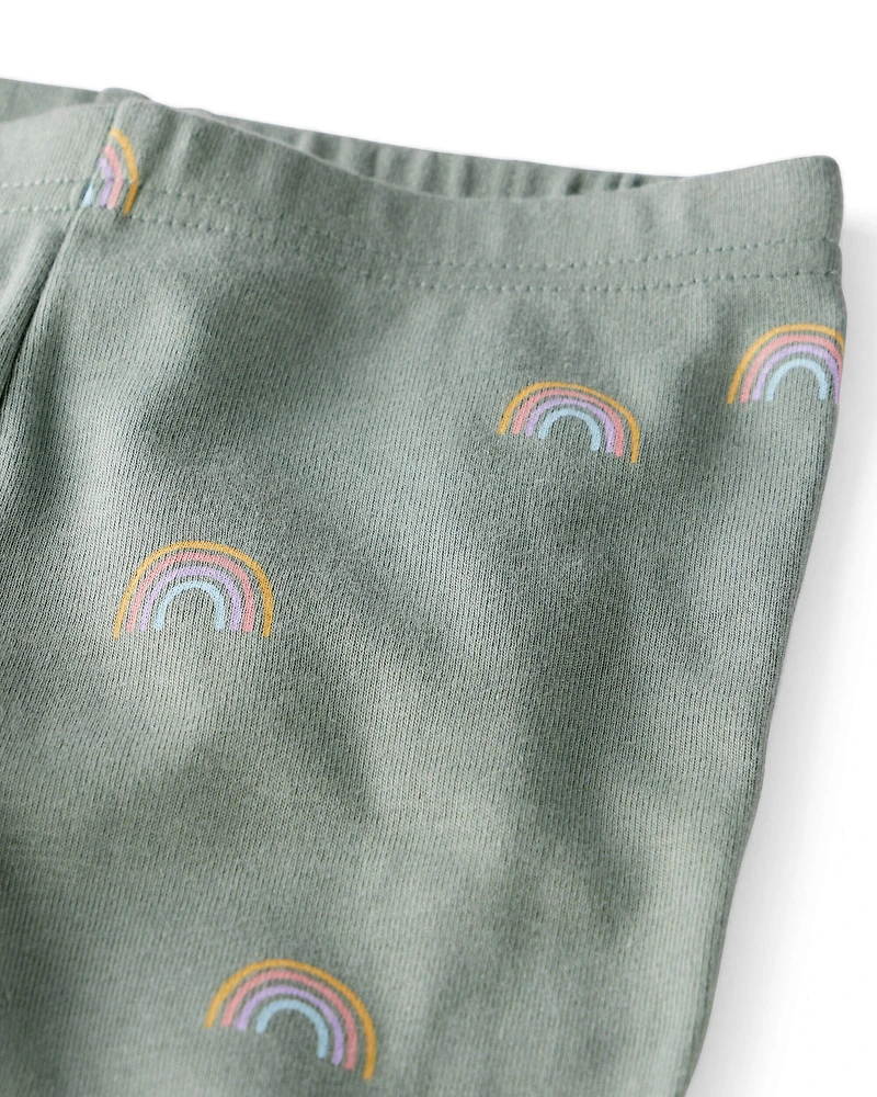 Baby Organic Cotton Pajamas Magical Rainbow Print